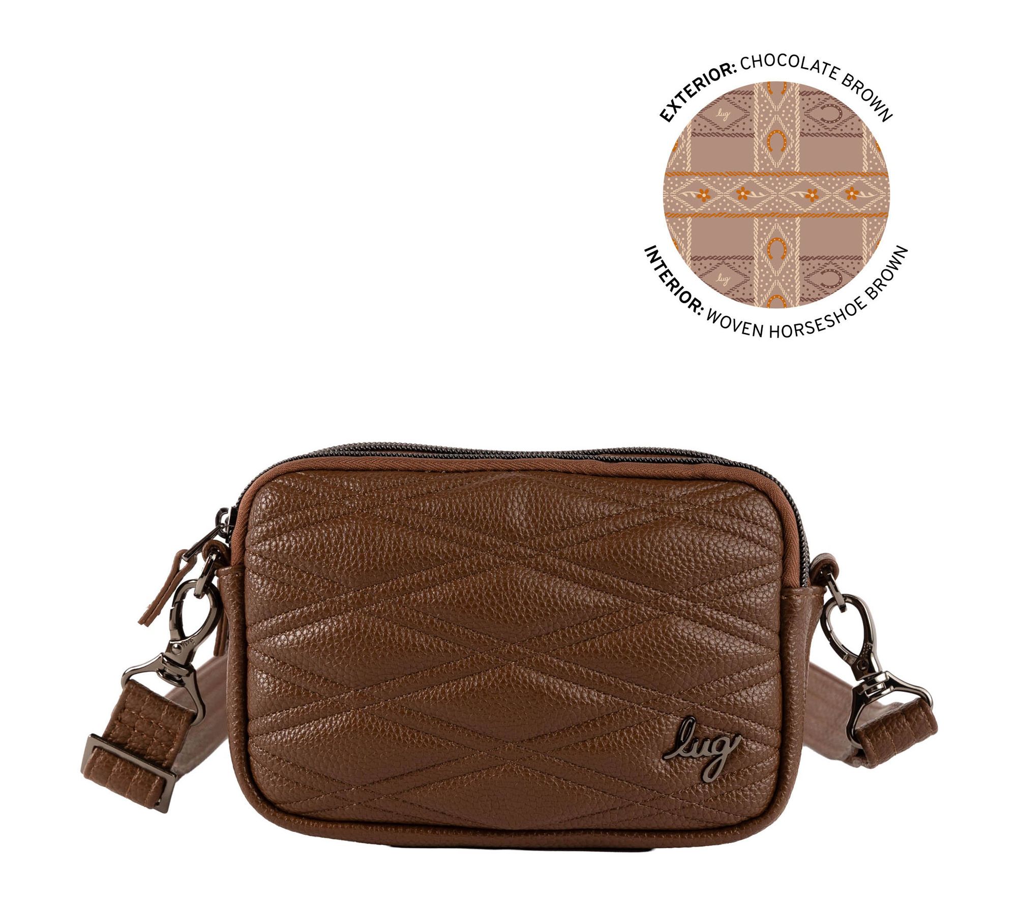 Lug Classic Vegan Faux Leather RFID Convertible Crossbody-Coupe