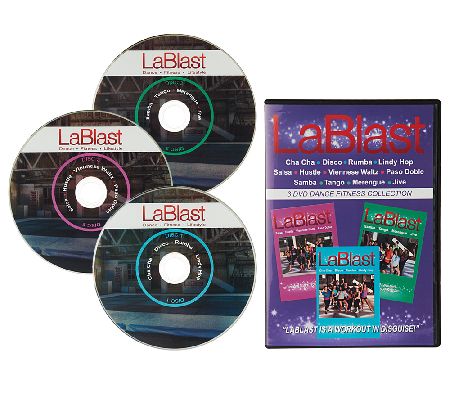 S 3 LaBlast Learn to Dance Fitness Workout DVD s by Louis