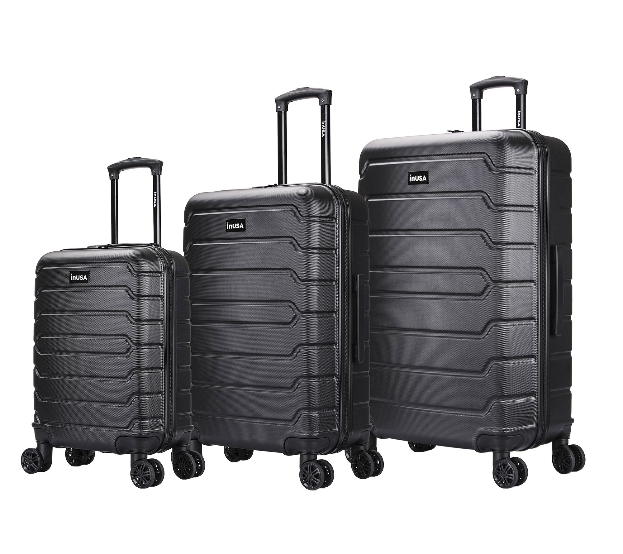 InUSA Luggage Set Of 3 Hardside Spinner LuggagSet - Trend