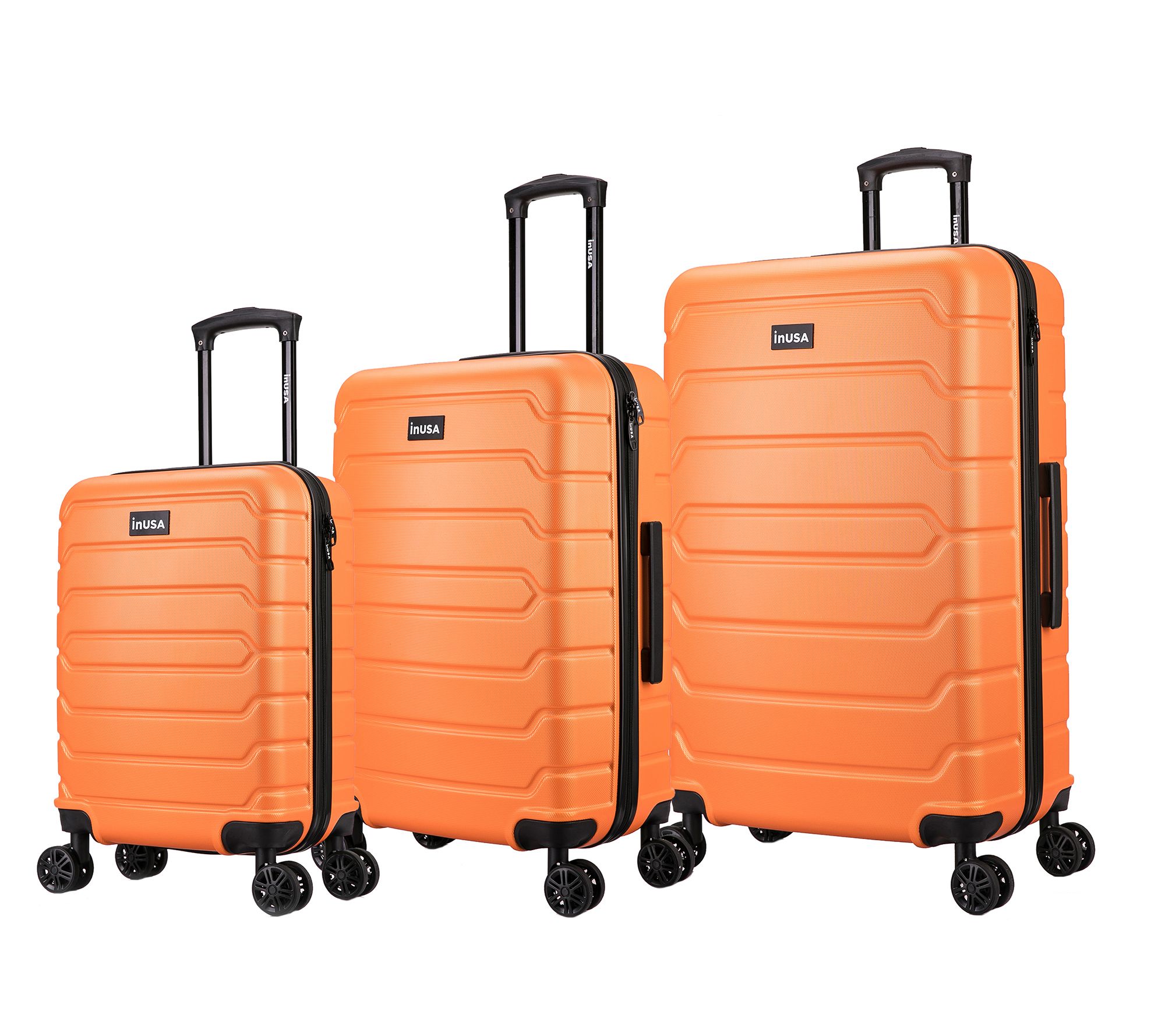 InUSA Luggage Set Of 3 Hardside Spinner LuggagSet - Trend