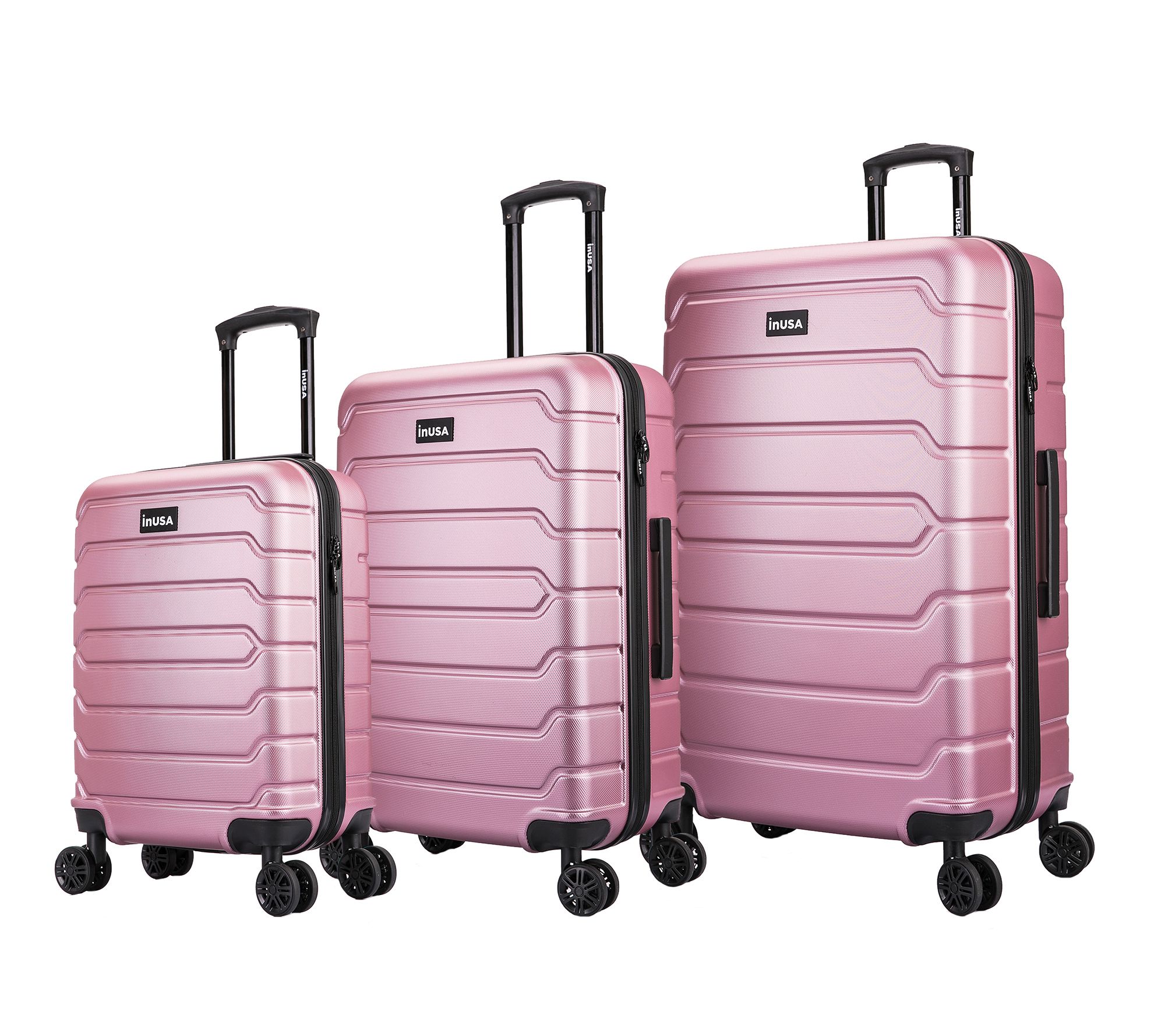 InUSA Luggage Set Of 3 Hardside Spinner LuggagSet - Trend