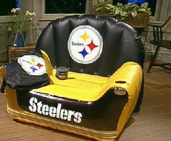 steelers inflatable chair