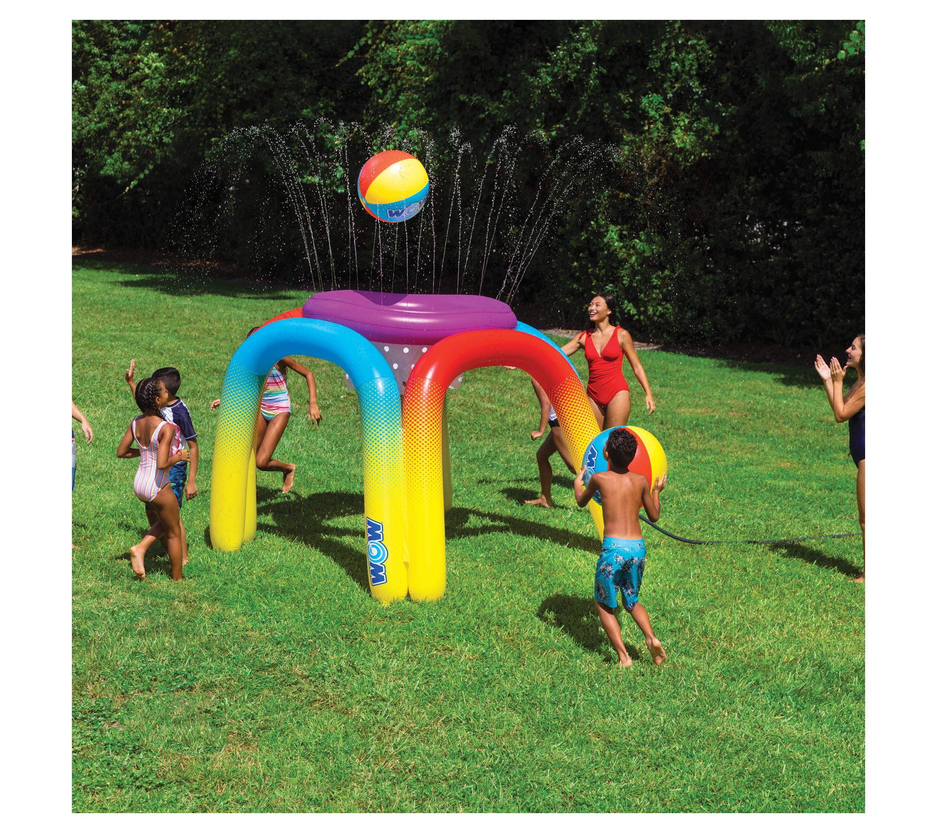 WOW Sports Giant Jam Inflatable Sprinkler - QVC.com