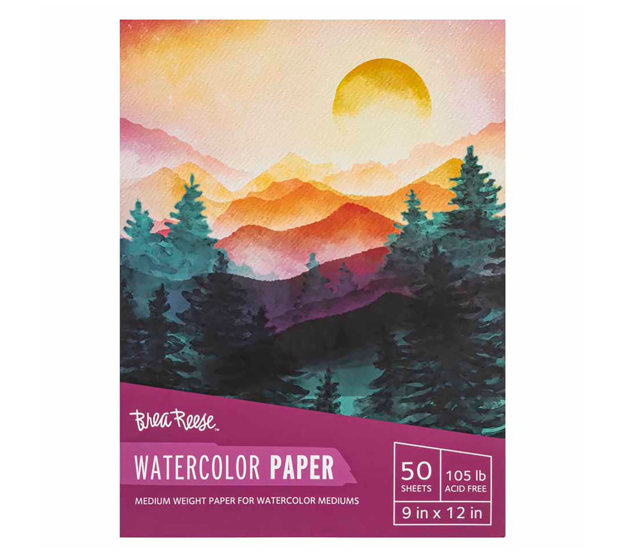Brea Reese Paper Pad Watercolor - 9x12"