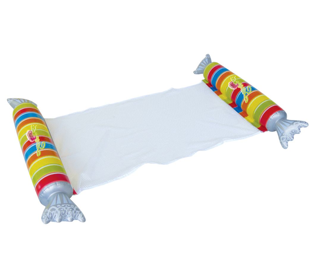 Northlight 57" Striped Candy Mesh Swimming Pool  Water Hammock