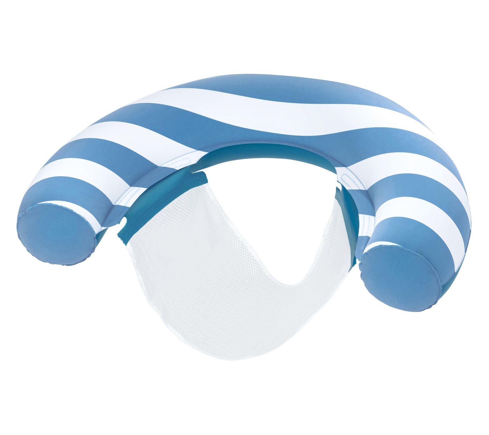 Bestway H2OGO! Comfort Plush Blue White Strip Noodle Chair