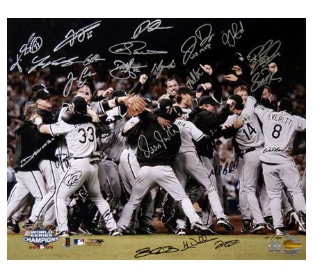 Chicago White Sox Team Signed 16x20 Limited Edition Photo 