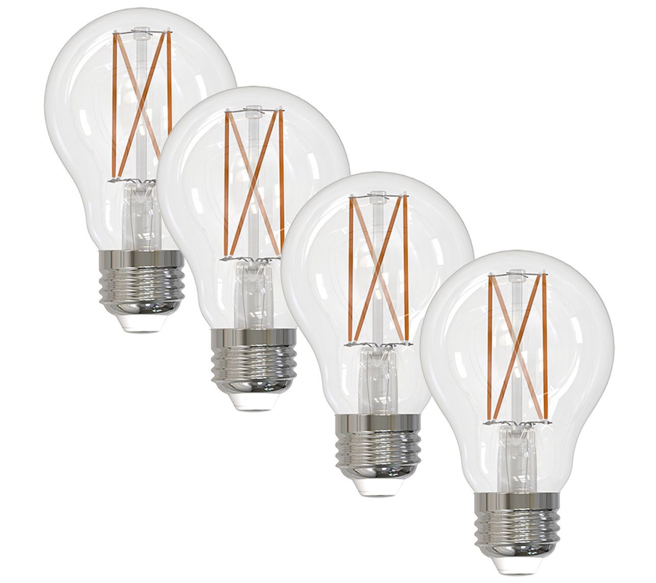 Bulbrite 8.5W LED A19 2700K Filament Bulb 4PK