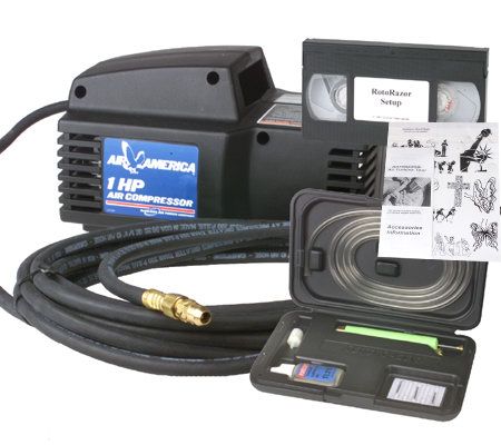 RotoRazor Air Turbine Engraving Tool with How-to Video - QVC.com