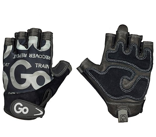 GoFit Men's Premium Leather Elite Trainer Gloves Large