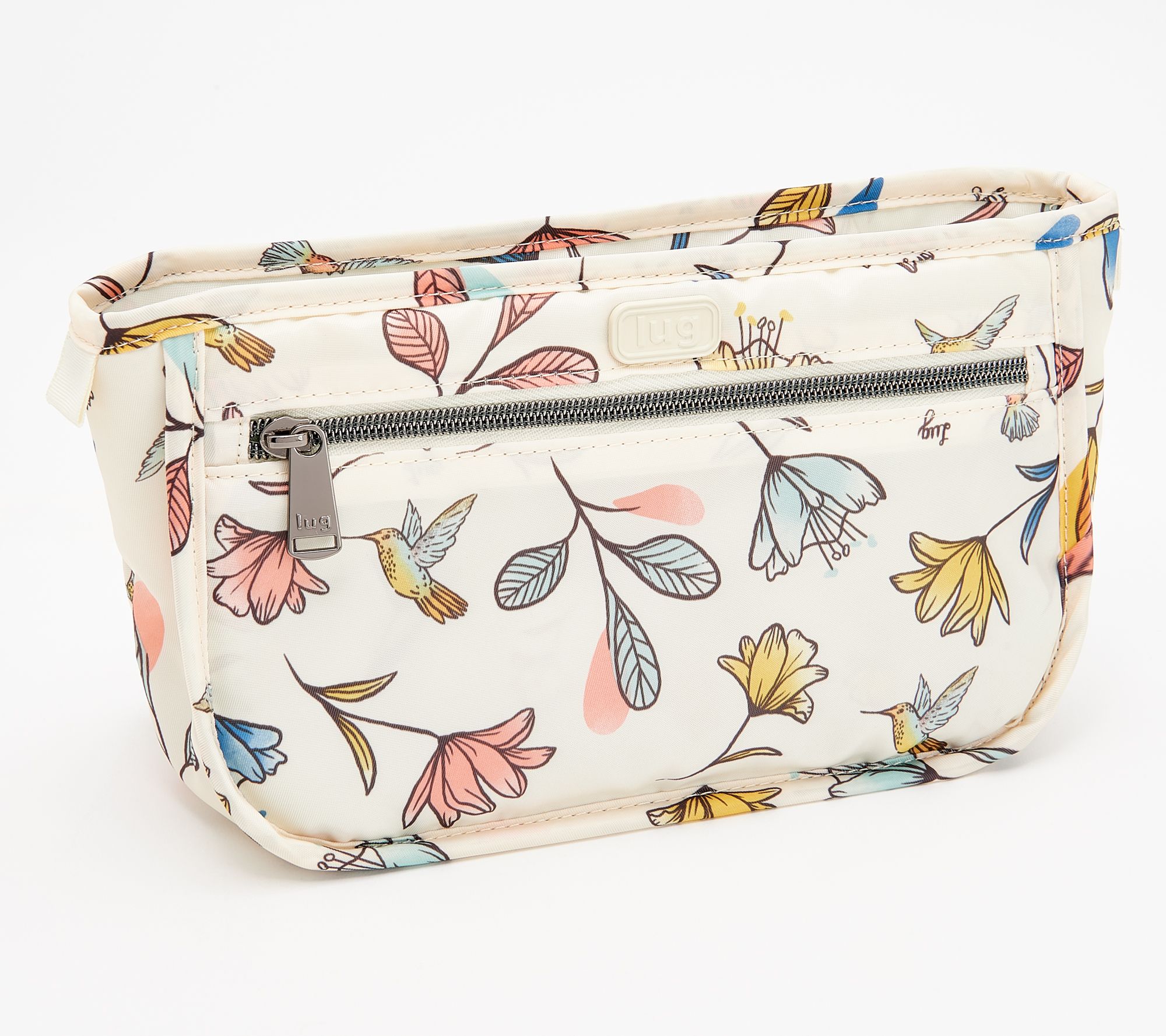 Good Lug Parasail Hummingbird Floral Cosmetic Case NWT