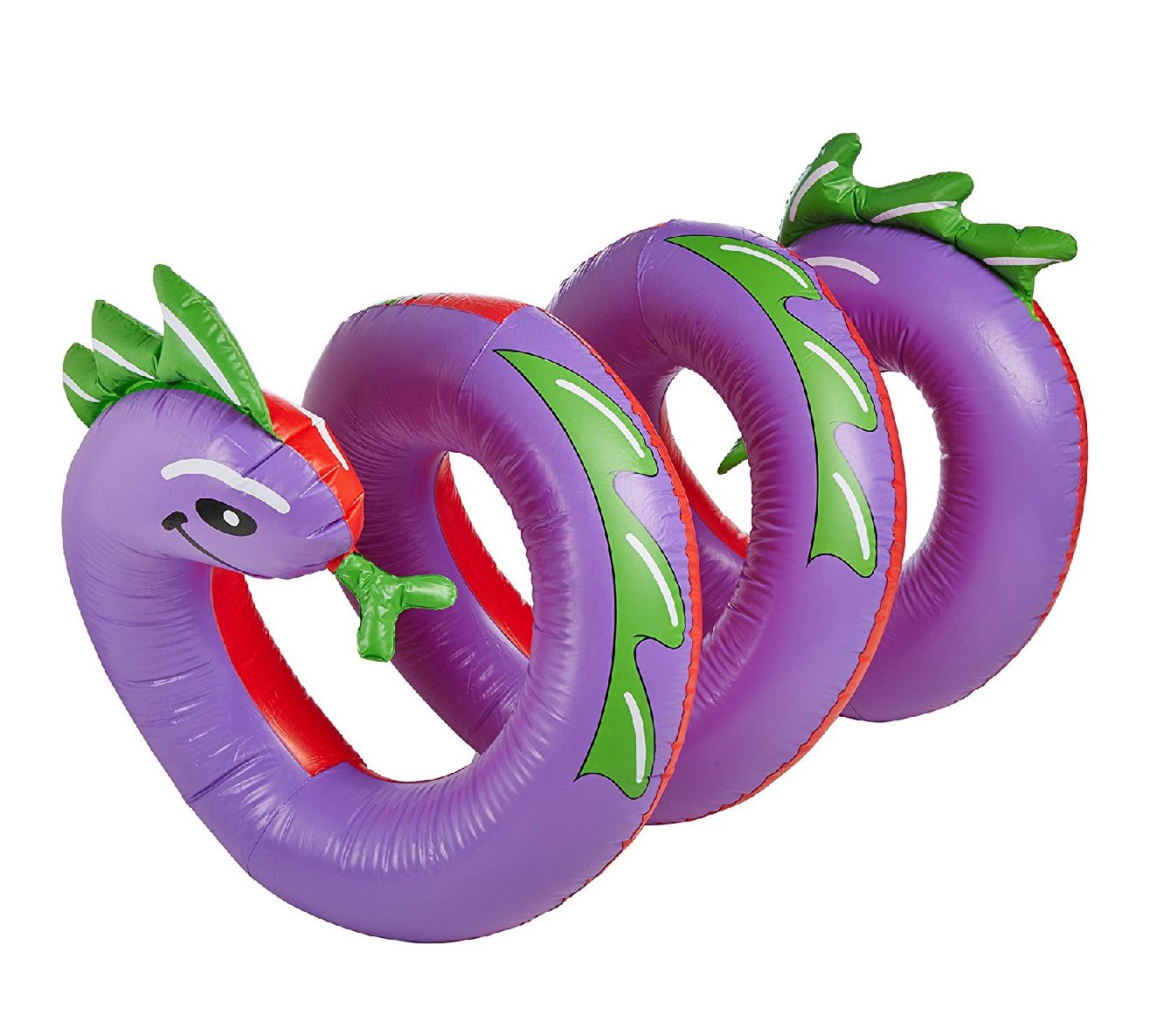 Swim Central 96" Two Headed Curly Serpent Pool Float