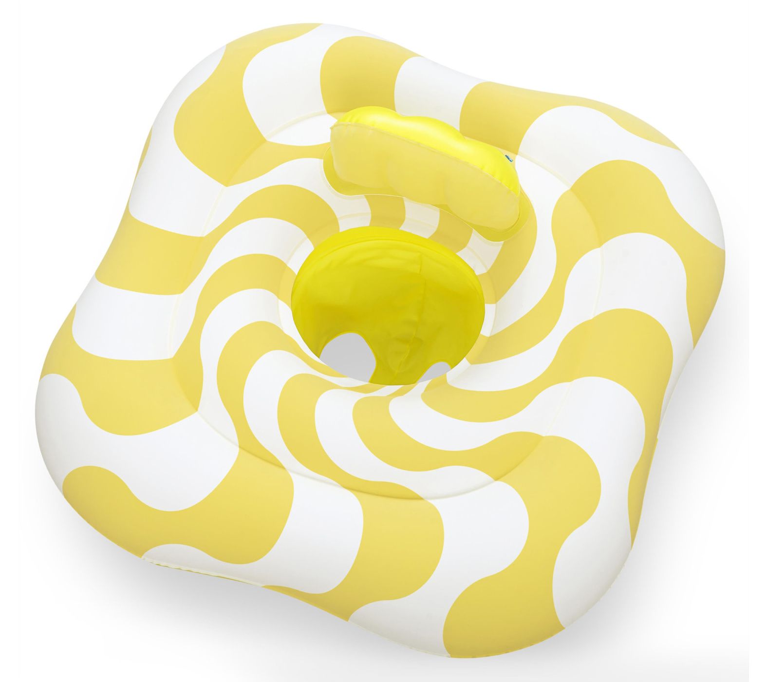 Bestway Comfort Plush Yellow Wavy Square Baby Float