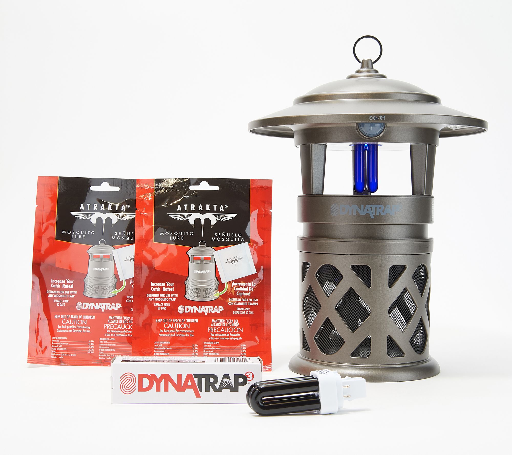 Dynatrap 1/2 Acre Copper Insect and Mosquito Trap with 2 Bulbs
