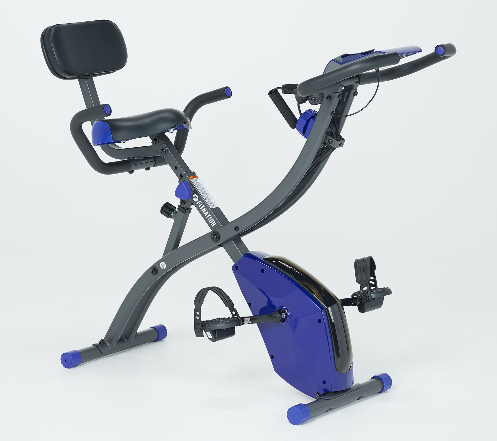 FITNATION Upright Recumbent Flex Bike Express w Echelon App