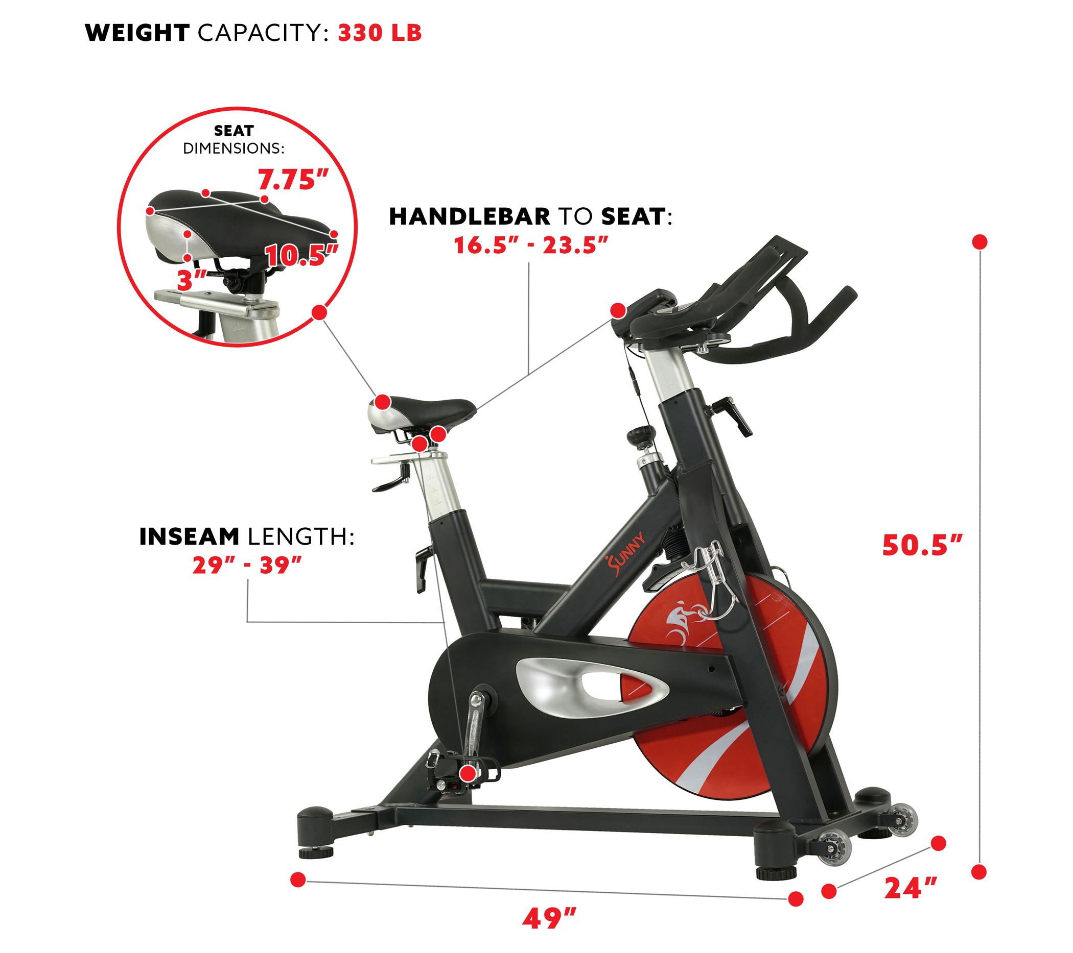 Sunny Health Fitness Evolution Pro II Magneti c Cycle Bike QVC