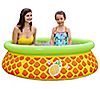 5' Inflatable Yellow and Green Pineapple Kiddie Swimming Pool