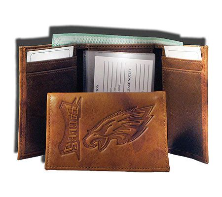 NFL Philadelphia Eagles Embossed Trifold Wallet 