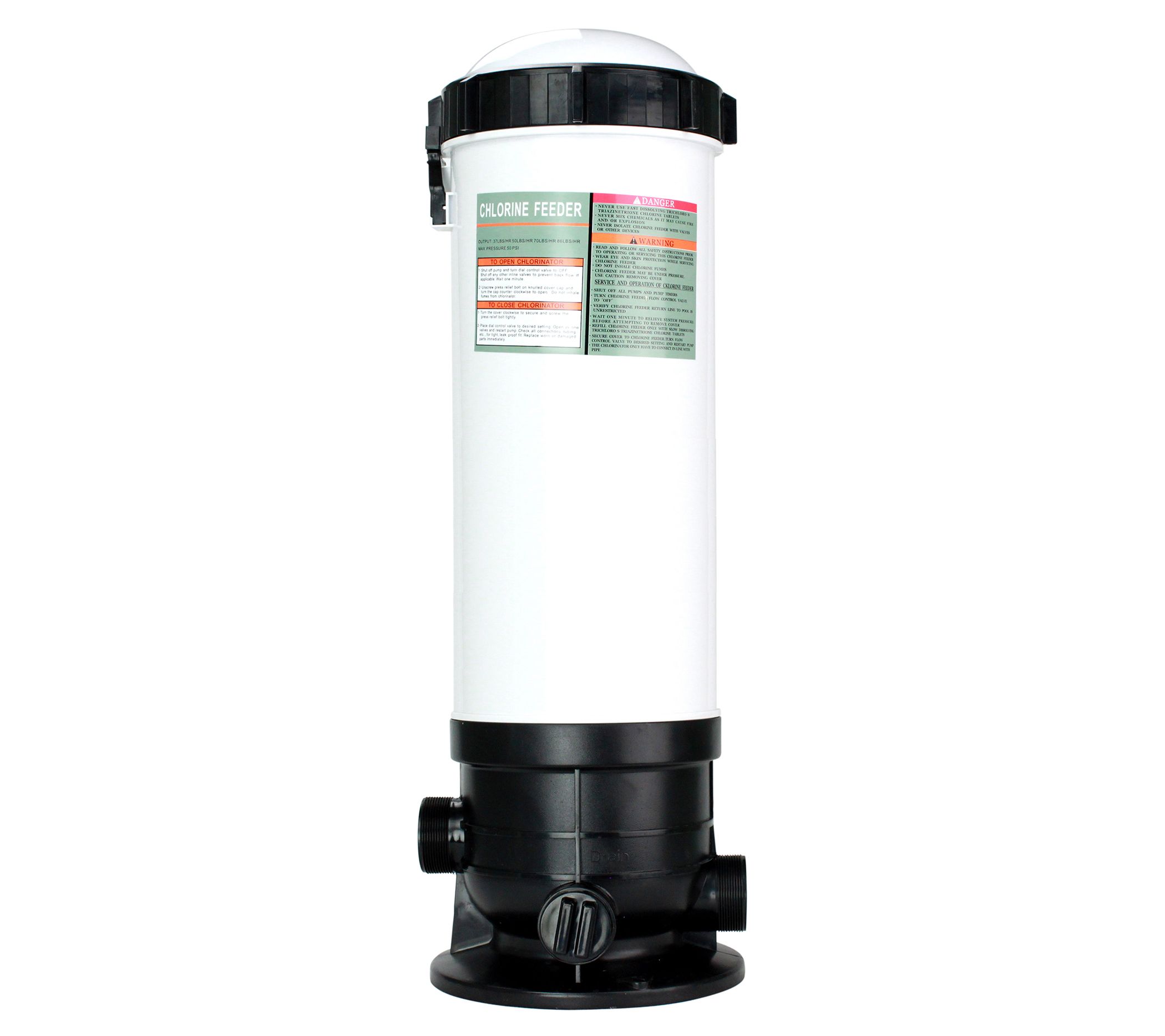 Automatic Off-Line Chlorinator Chemical Feeder 86-lb Capacity