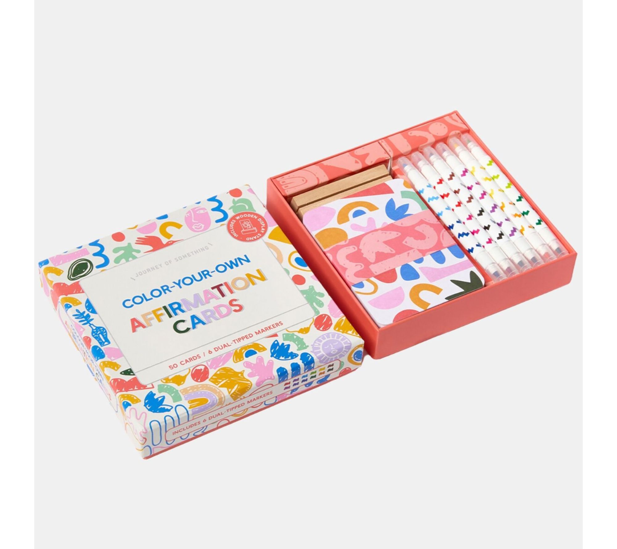 Journey of Something Color Your Own AffirmationCards