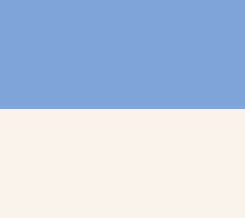 Blue/Cream