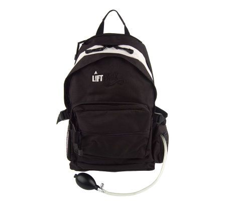 LiftPack Comfort Backpack w/ Adjustable Air Cushion - QVC.com