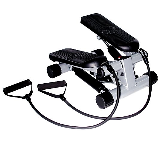 Sunny Health & Fitness Mini Stepper with Resistance Bands for sale online 
