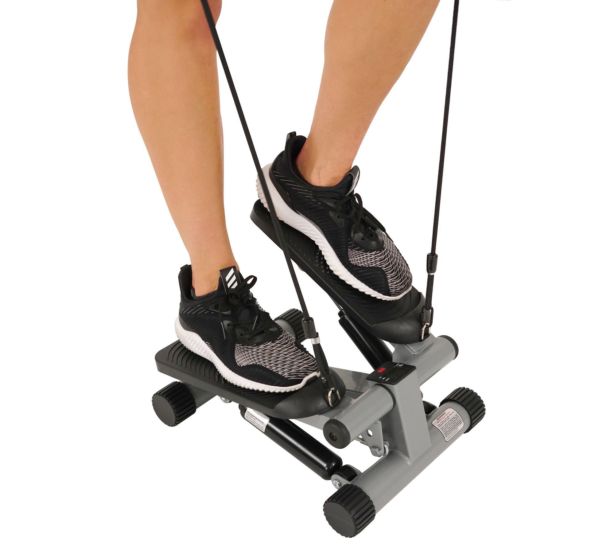 Sunny Health & Fitness Mini Stepper with Bands 