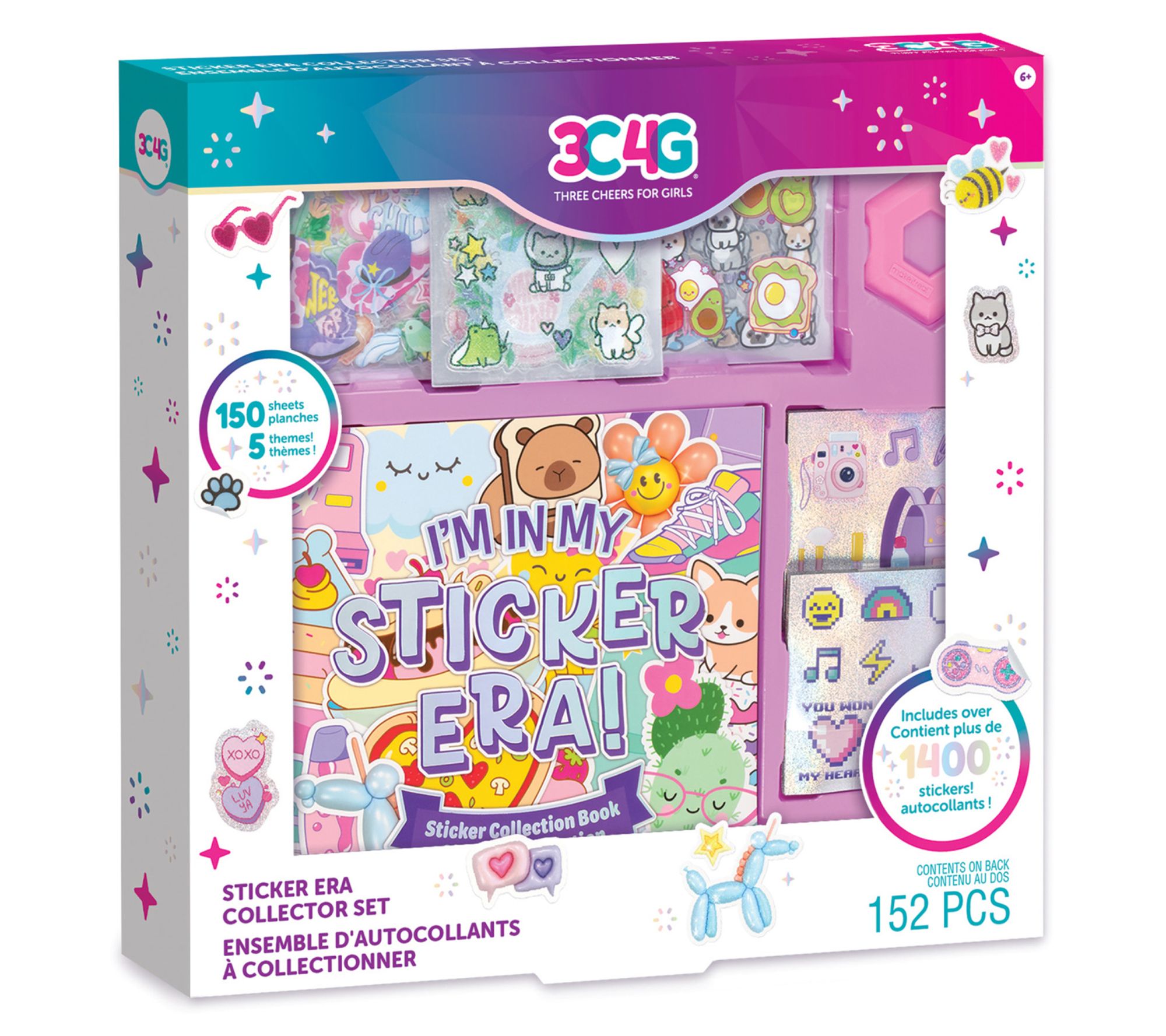 3C4G I'm In My Sticker Era Set- 150 Sheets, 1400+ Stickers