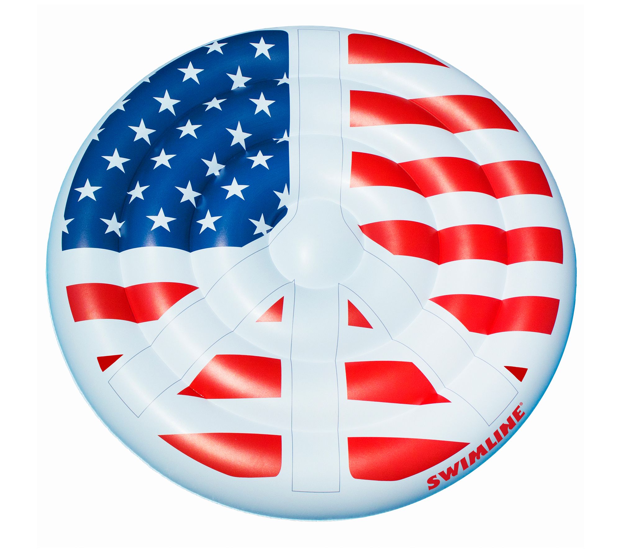 Swim Central Stars Stripes Peace Sign Swimming Pool Float
