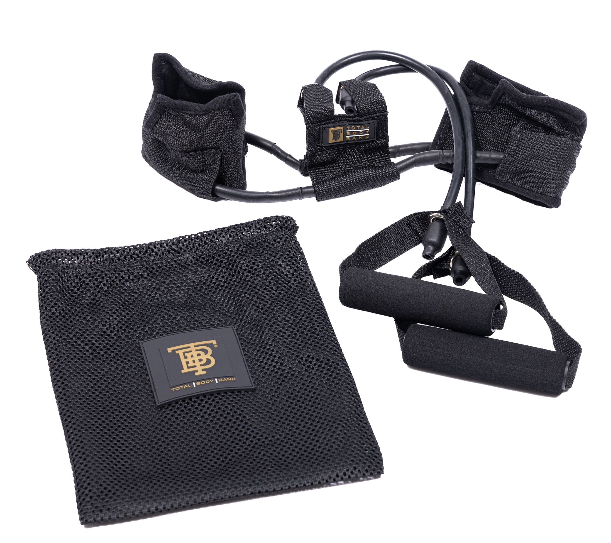  Total Body Bands Resistance Training w Bag & Wall Chart