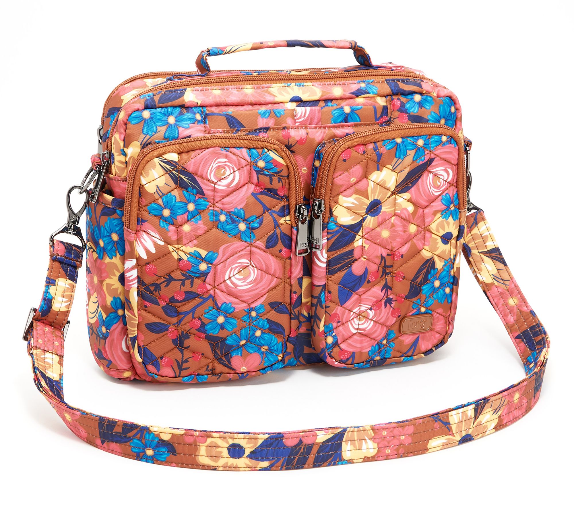 NWT Lug Navigator Crossbody w/ matching Choo Choo outlet in Tropical Multi