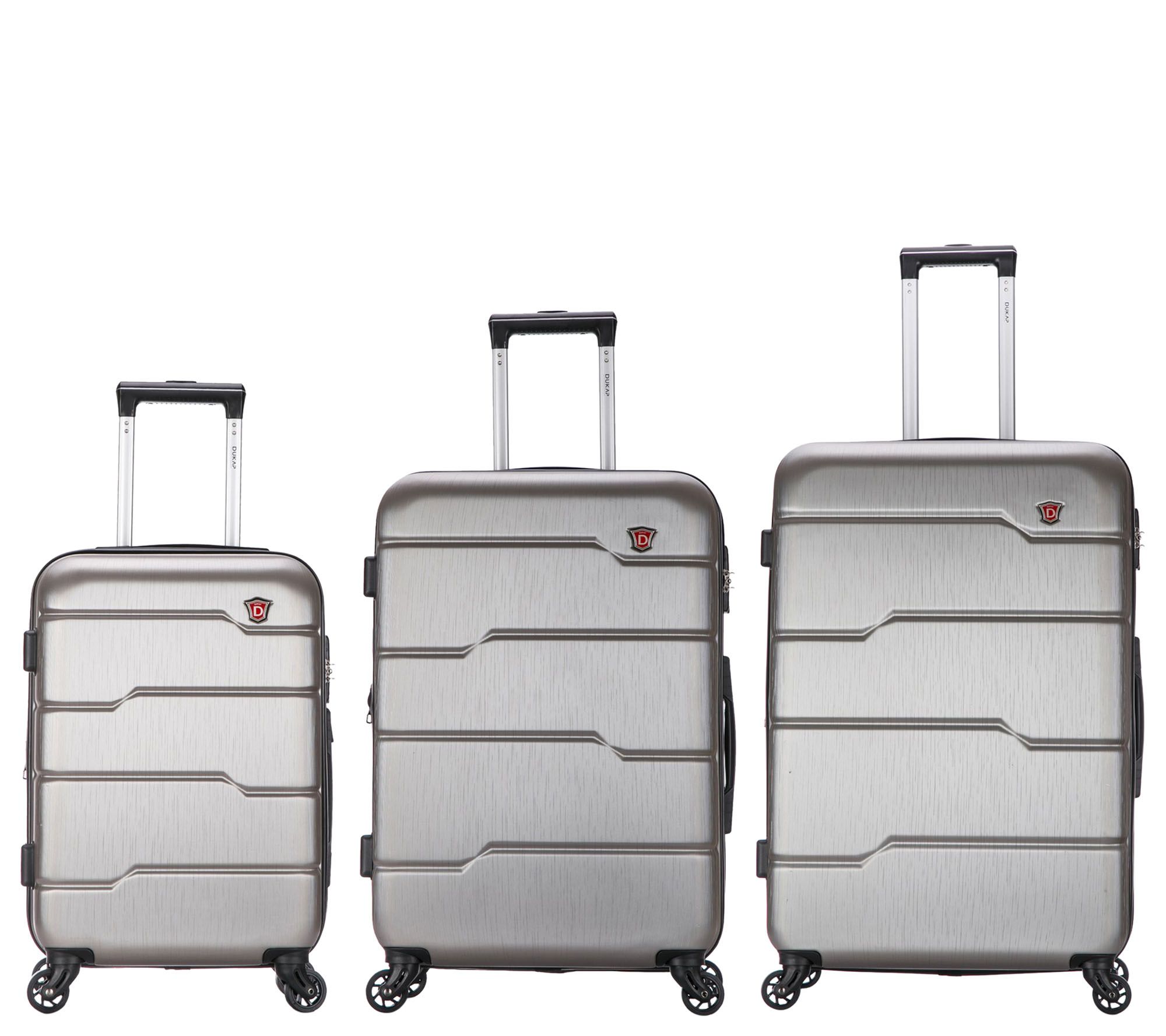 DUKAP Rodez Lightweight Hardside 3-Piece Luggage Set
