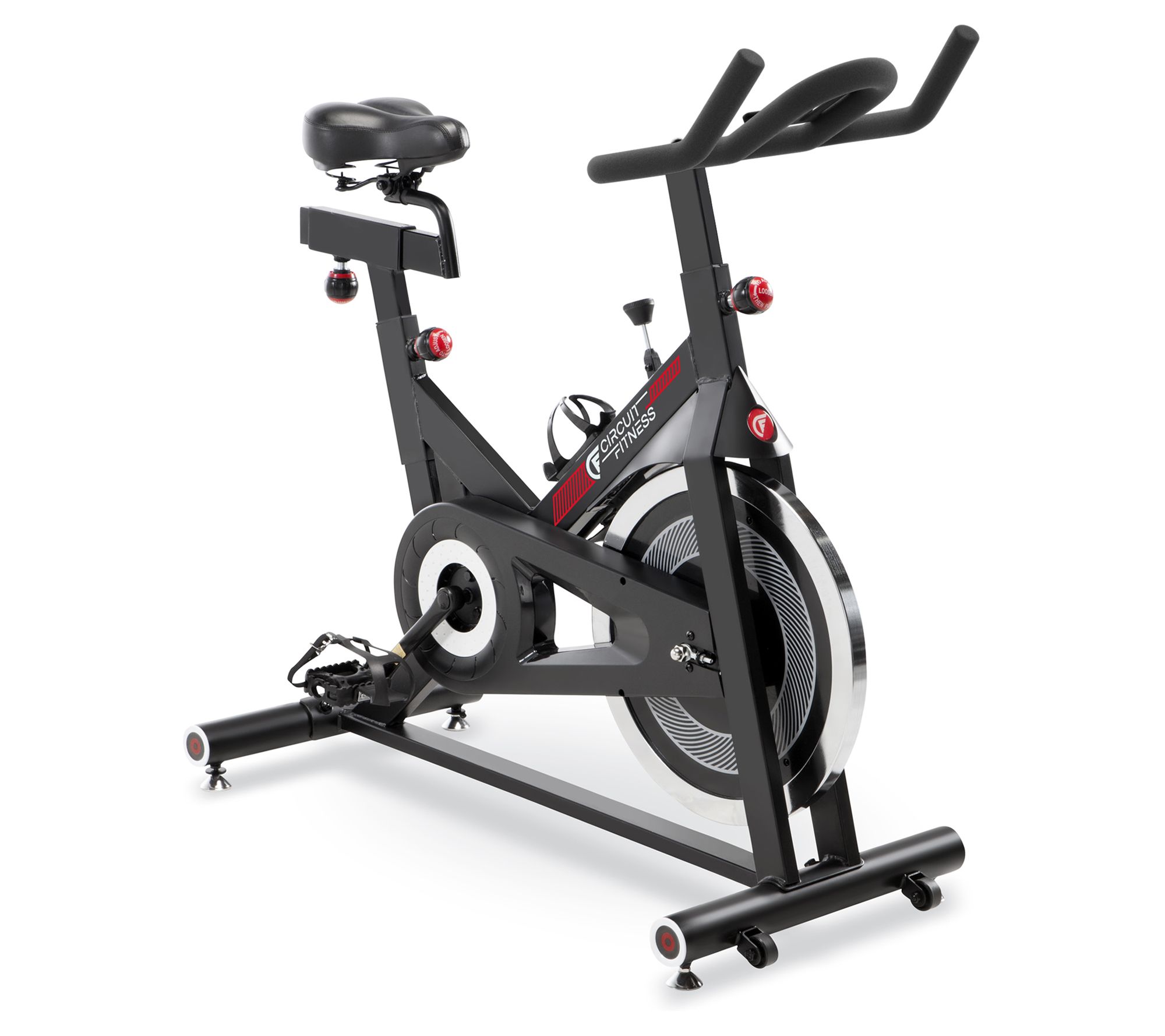 Circuit Fitness Indoor Cycling Bike w/ Flywheel and Bluetooth