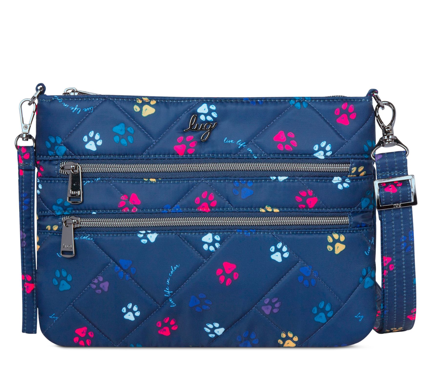 Lug Holiday Printed Convertible Crossbody - Dazzle