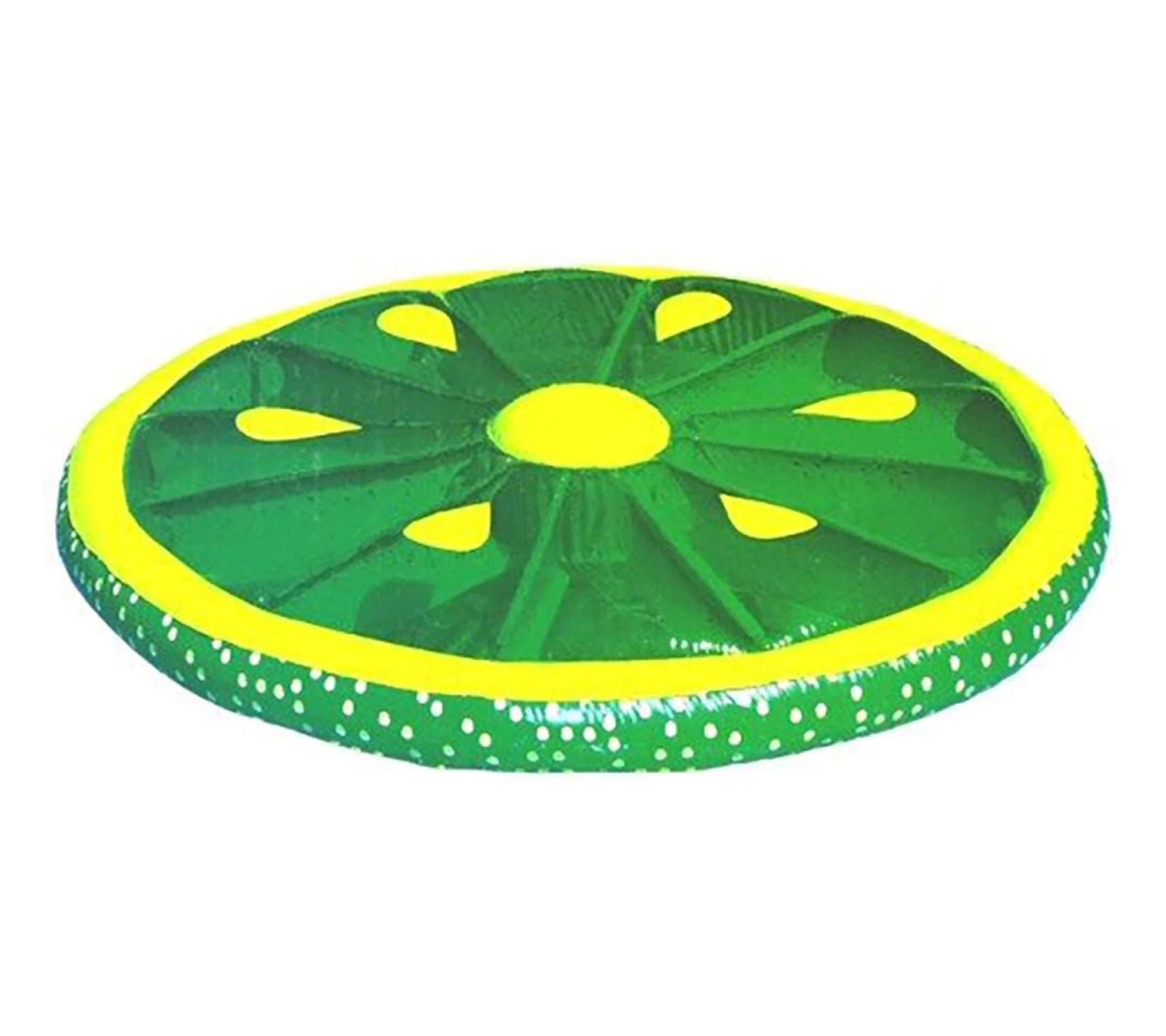 Pool Central Lime Fruit Slice Swimming Pool Lounger Raft 60.5"