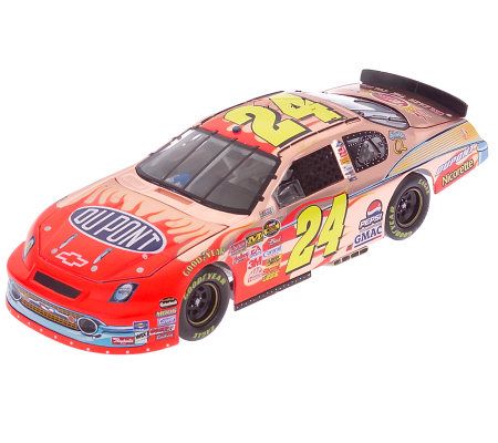 Jeff Gordon 24 2007 DuPont 57 Copper Plated 1 24 Scale Car QVC