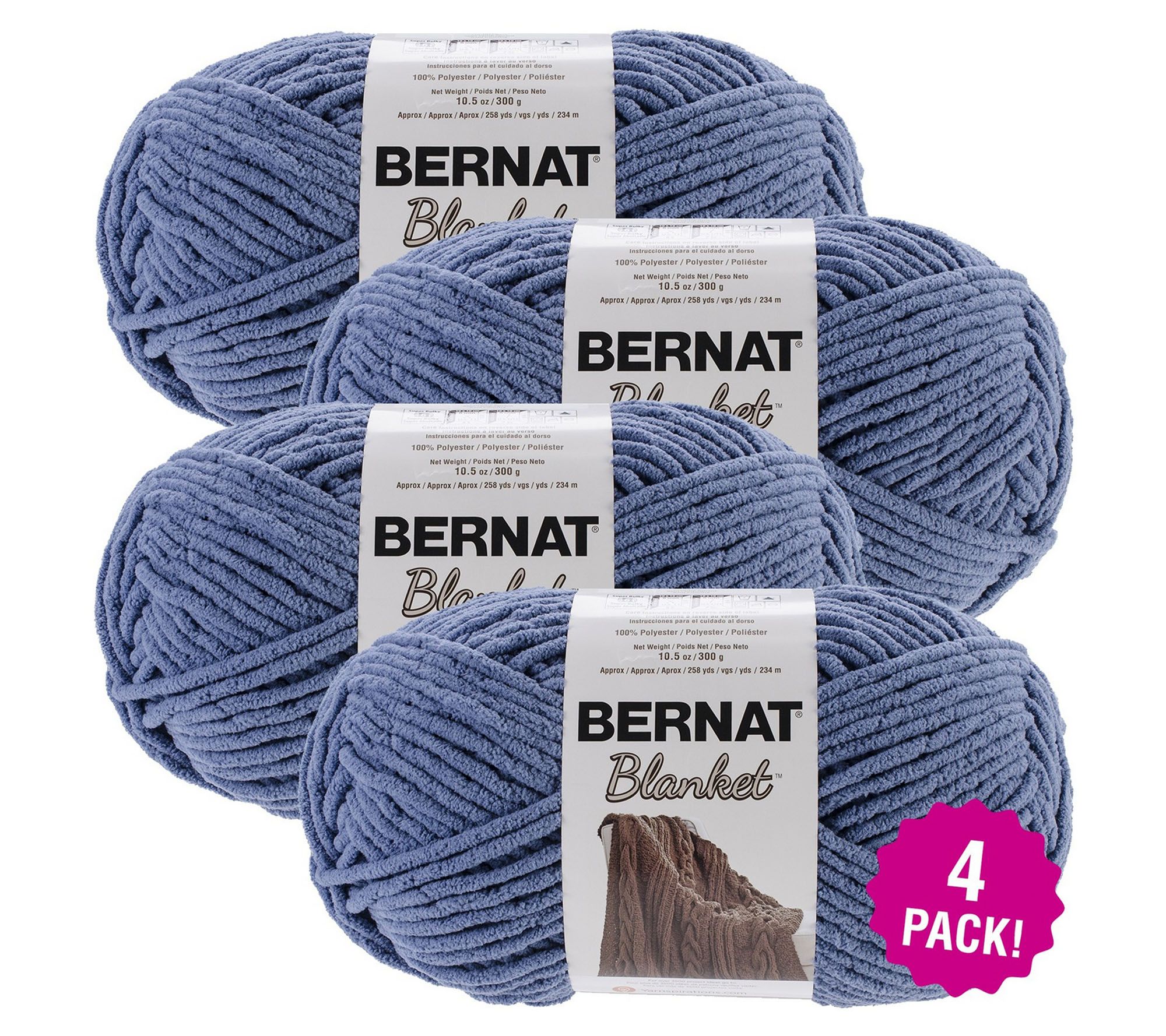  Bernat Blanket Yarn-Country Blue