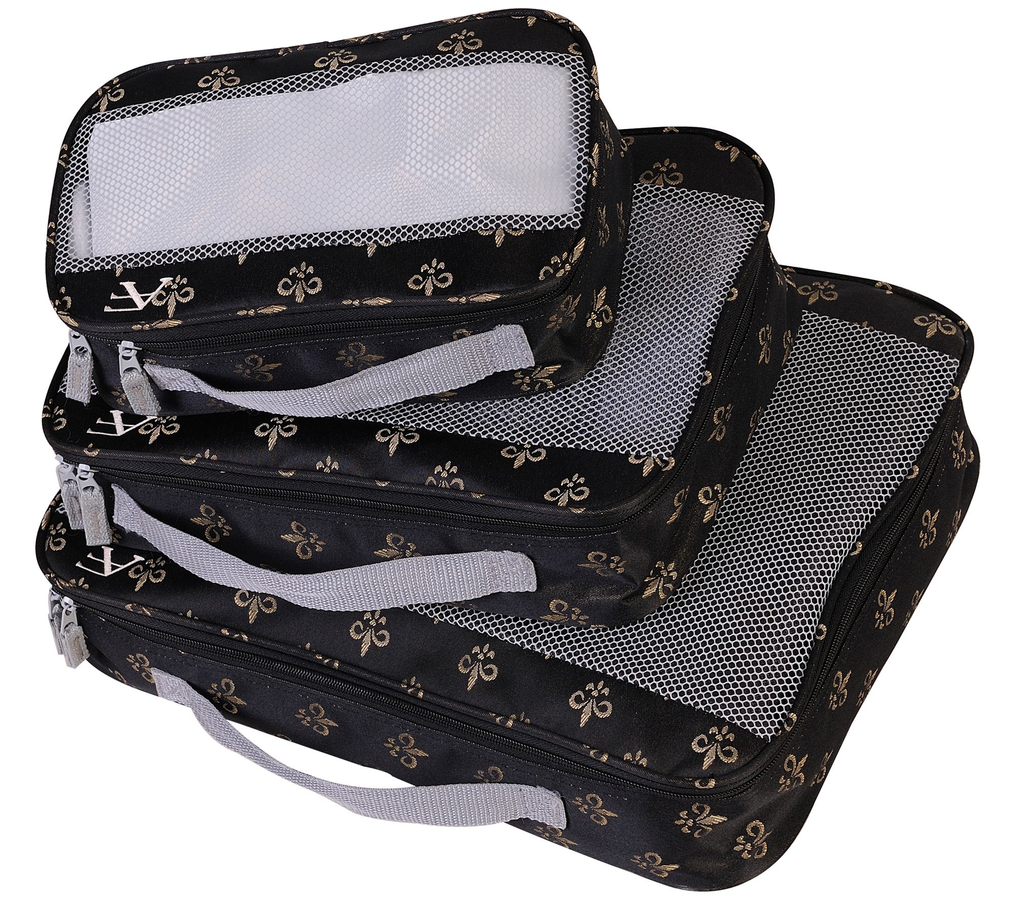 American Flyer Fleur-De-Lis Packing Cubes - 3-Piece Set