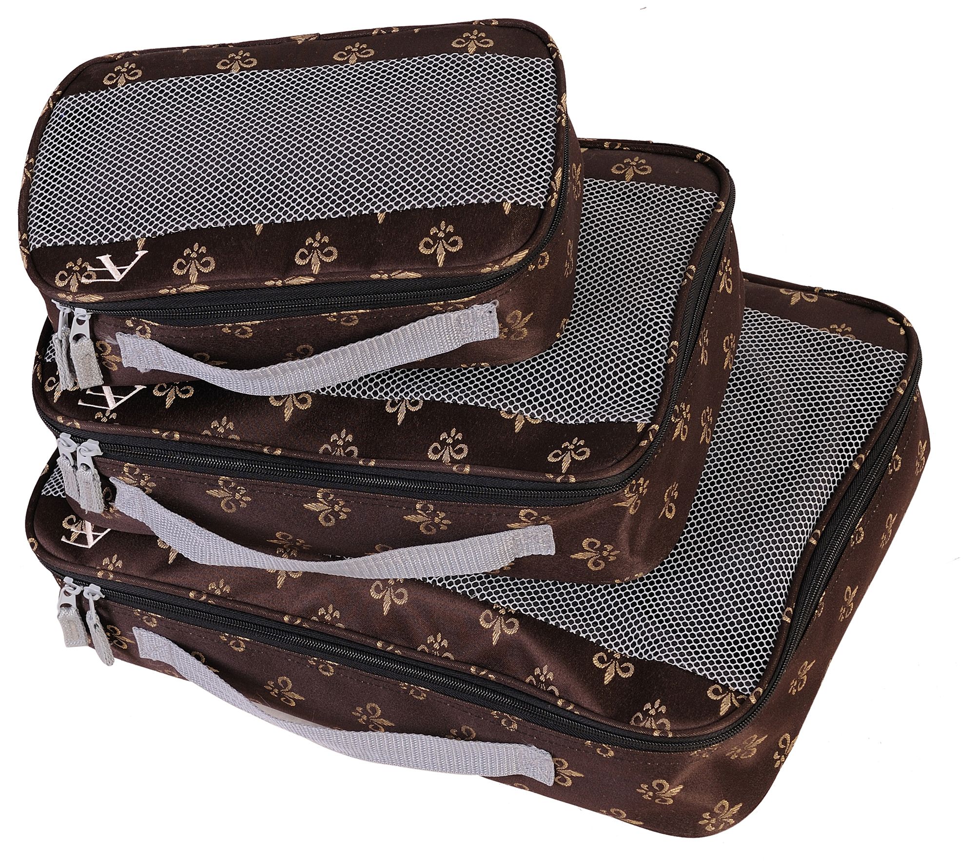 American Flyer Fleur-De-Lis Packing Cubes - 3-Piece Set