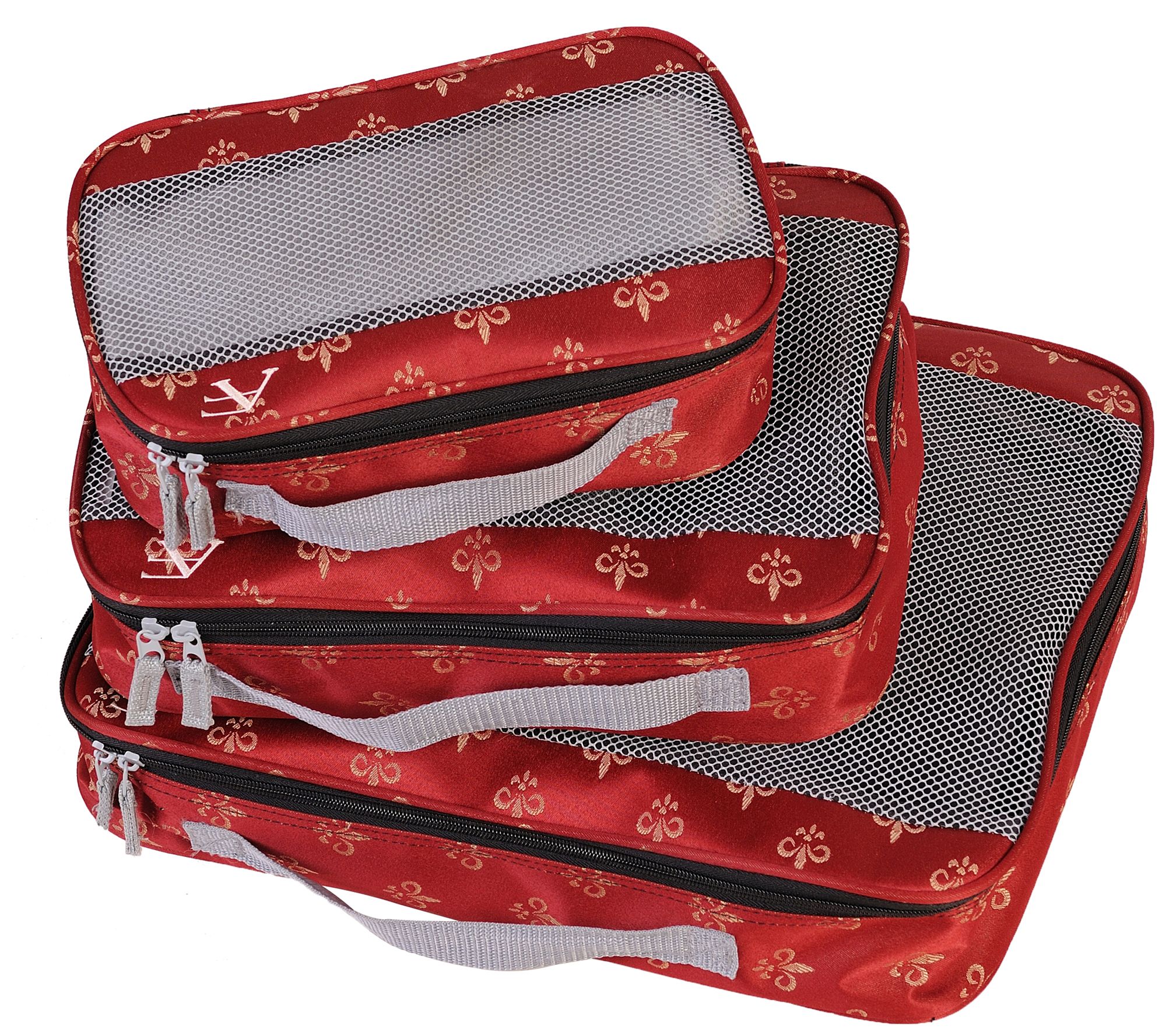 American Flyer Fleur-De-Lis Packing Cubes - 3-Piece Set