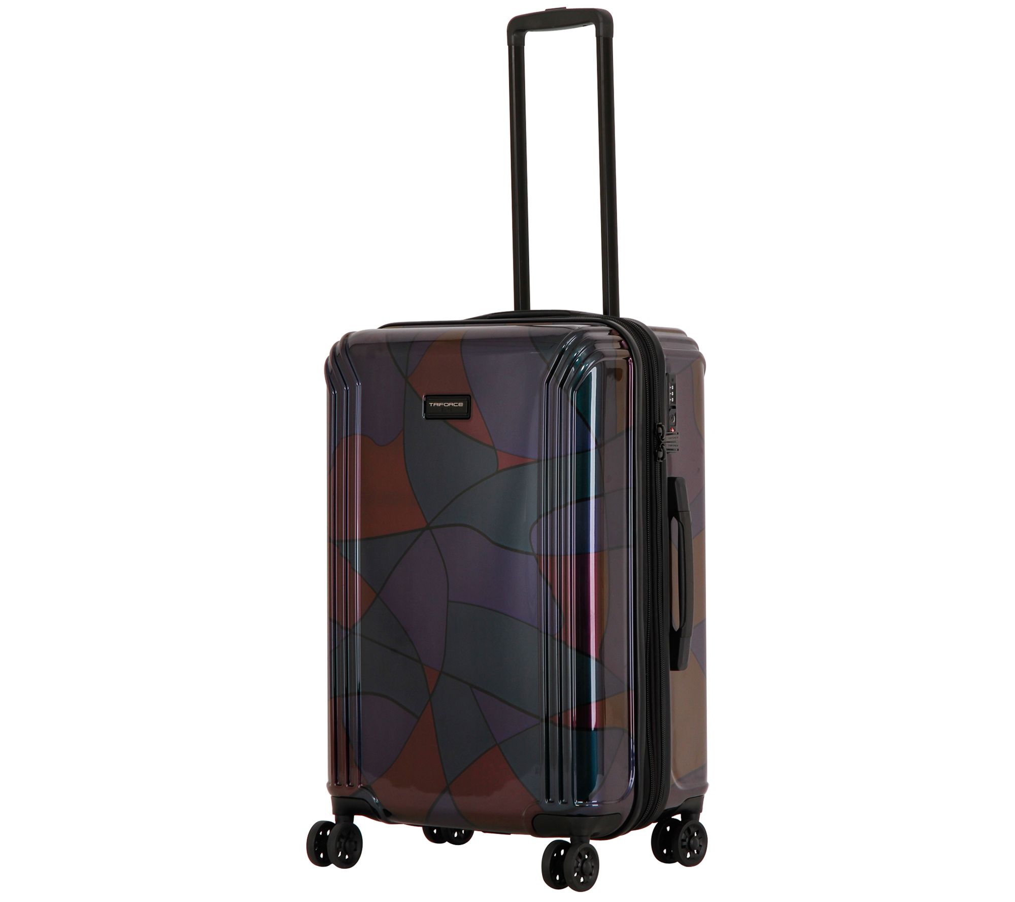 Triforce Iridescent Print 26" Spinner Suitcase-Lumina