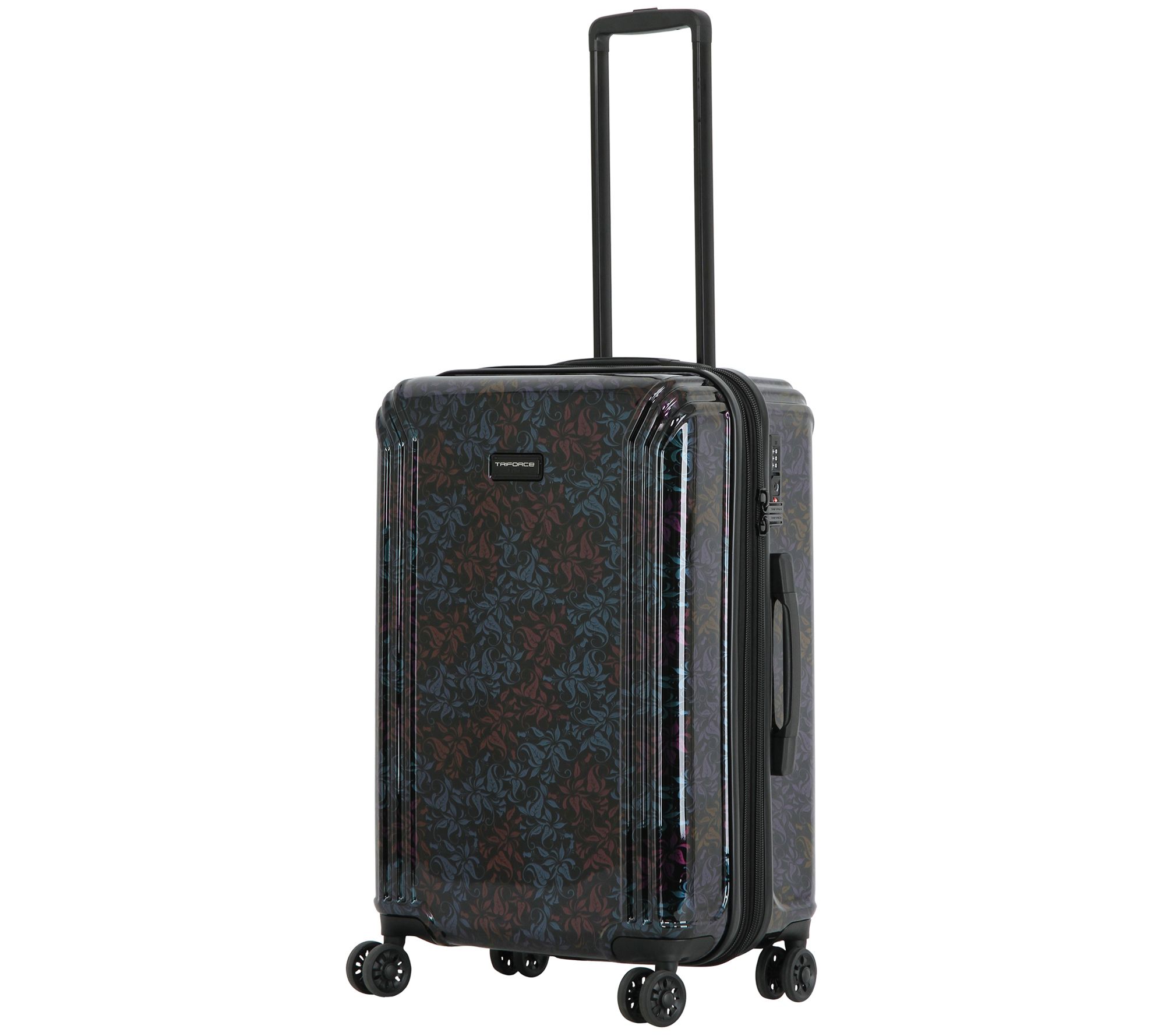 Triforce Hepburn 2pc's Set Spinner Luggage-Vintage Black Rose