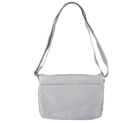 Travelon Nylon East/West Anti-Theft Bag with Front Zipper Pockets - QVC.com