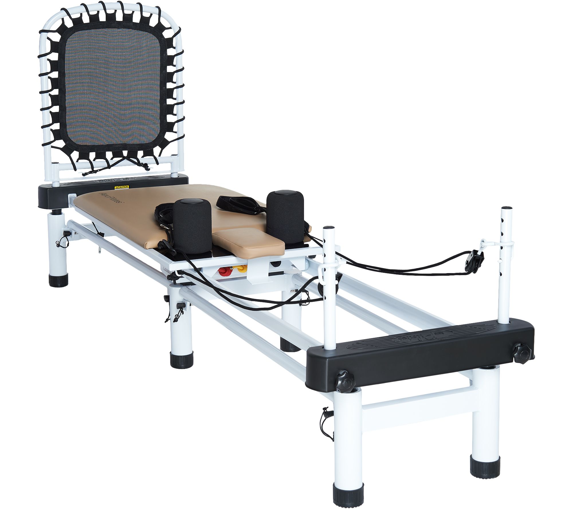 AeroPilates 5-Cord Pro Reformer with Rebounder and Stand - Page 1 — QVC.com