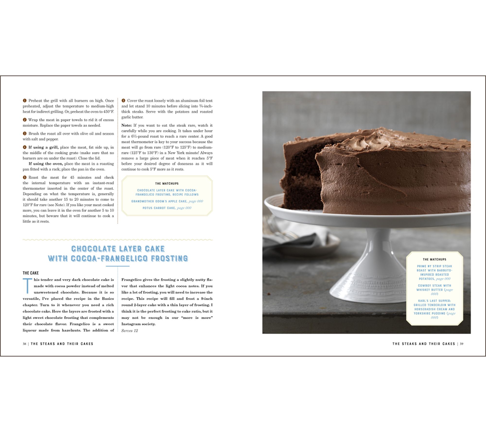 "Steak and Cake" Cookbook by Elizabeth Karmel