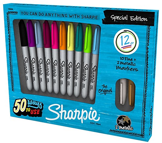 Sharpie Set of 12 Special Edition Fine Point Permanent Markers