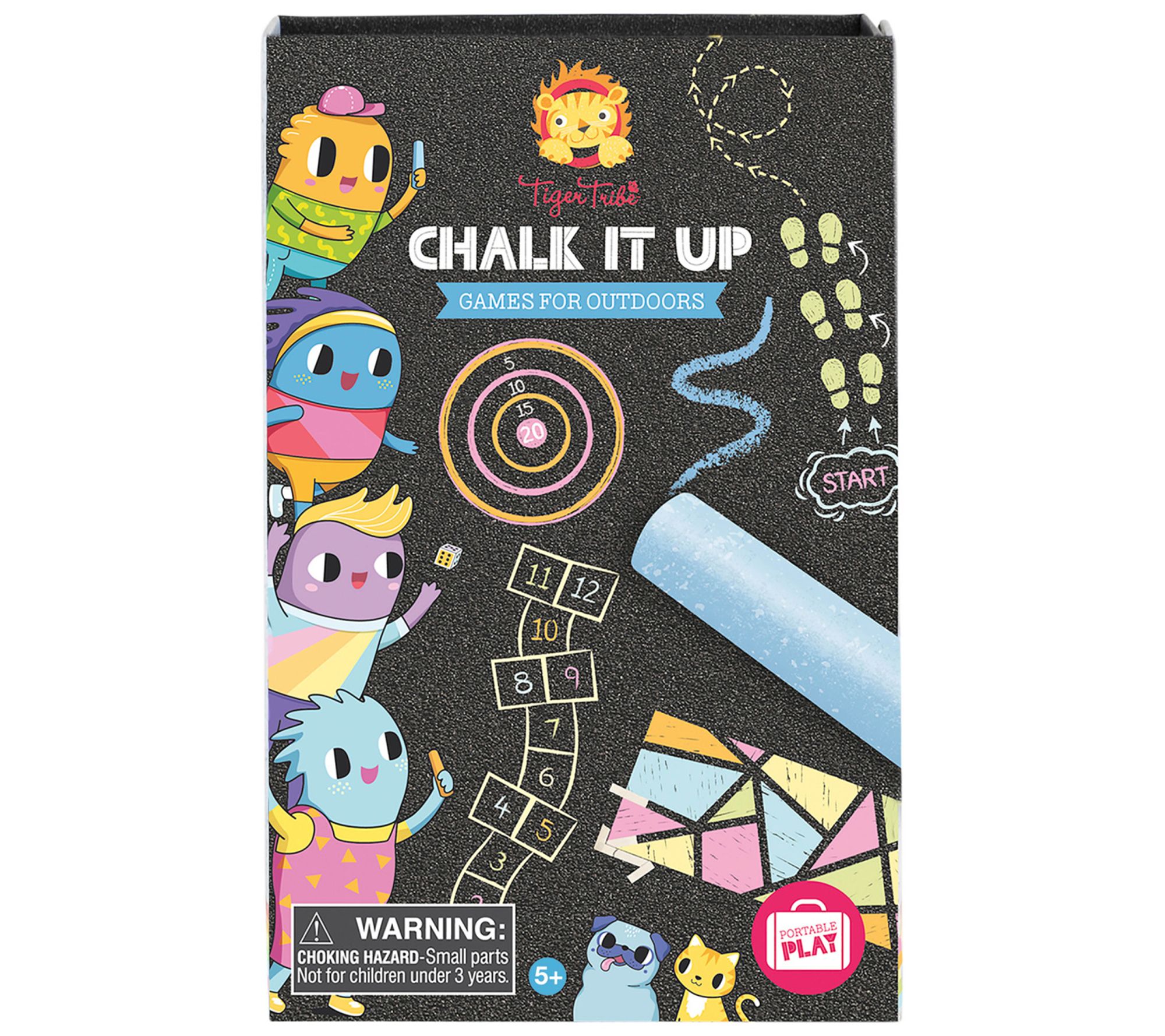 Tiger Tribe Chalk It Up Games for Outdoors