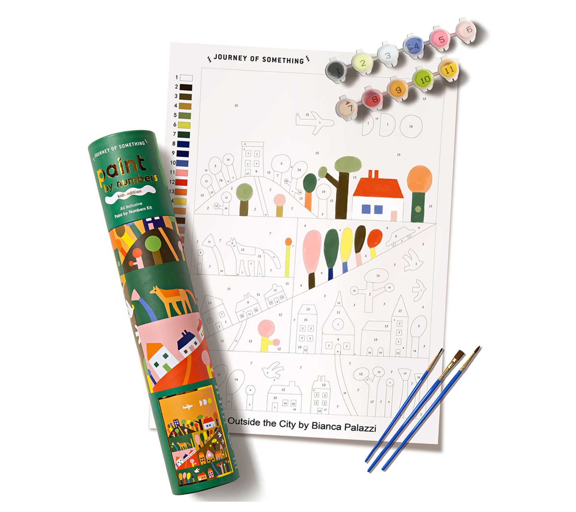 Journey of Something Paint By Numbers Outside the City