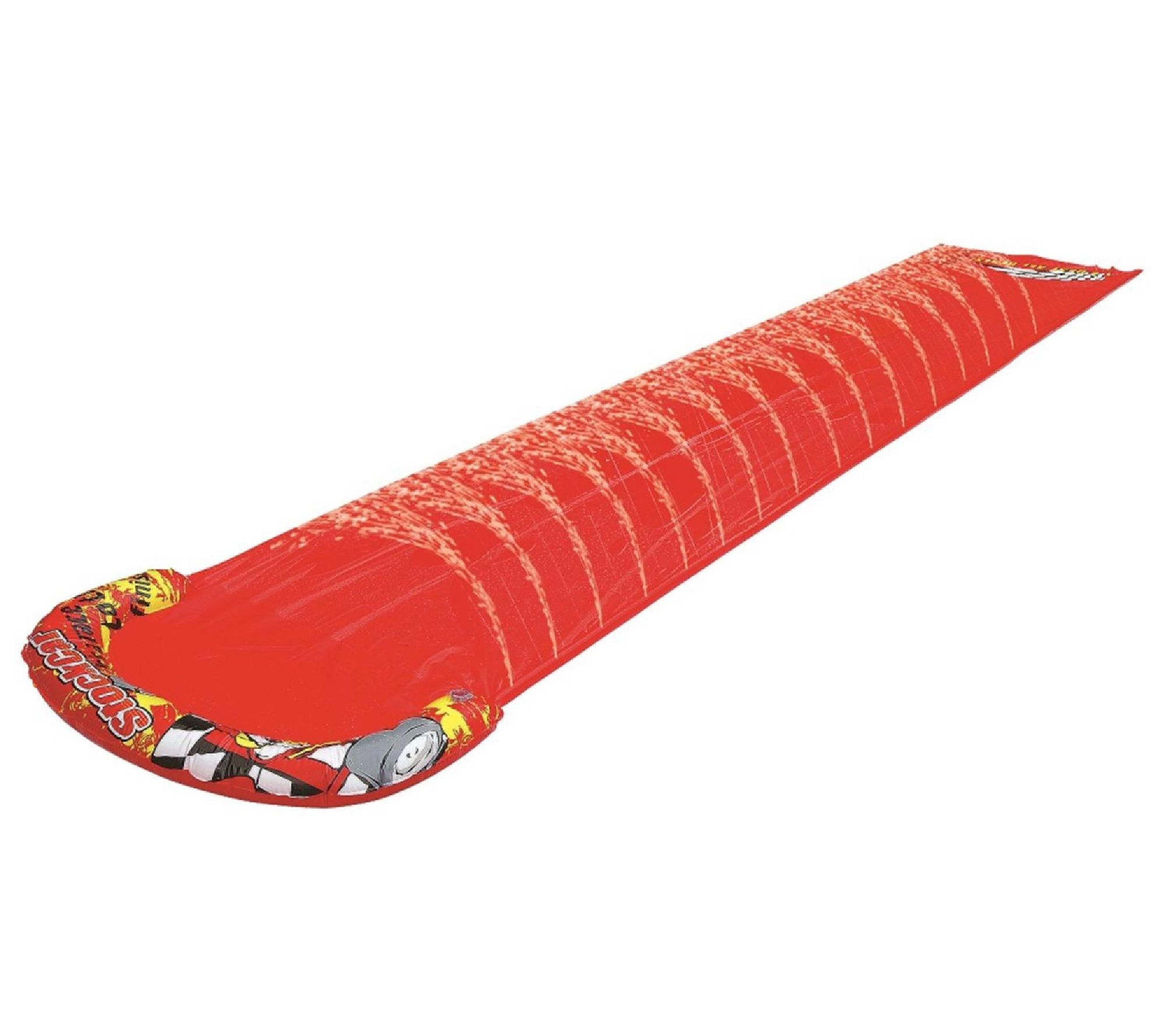 Pool Central Red & Yellow Inflatable Race Car Wter Slide